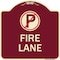 Signmission Fire Lane No Parking Symbol Heavy-Gauge Aluminum Architectural Sign, 18" x 18", BU-1818-24018 A-DES-BU-1818-24018 - alternate 1